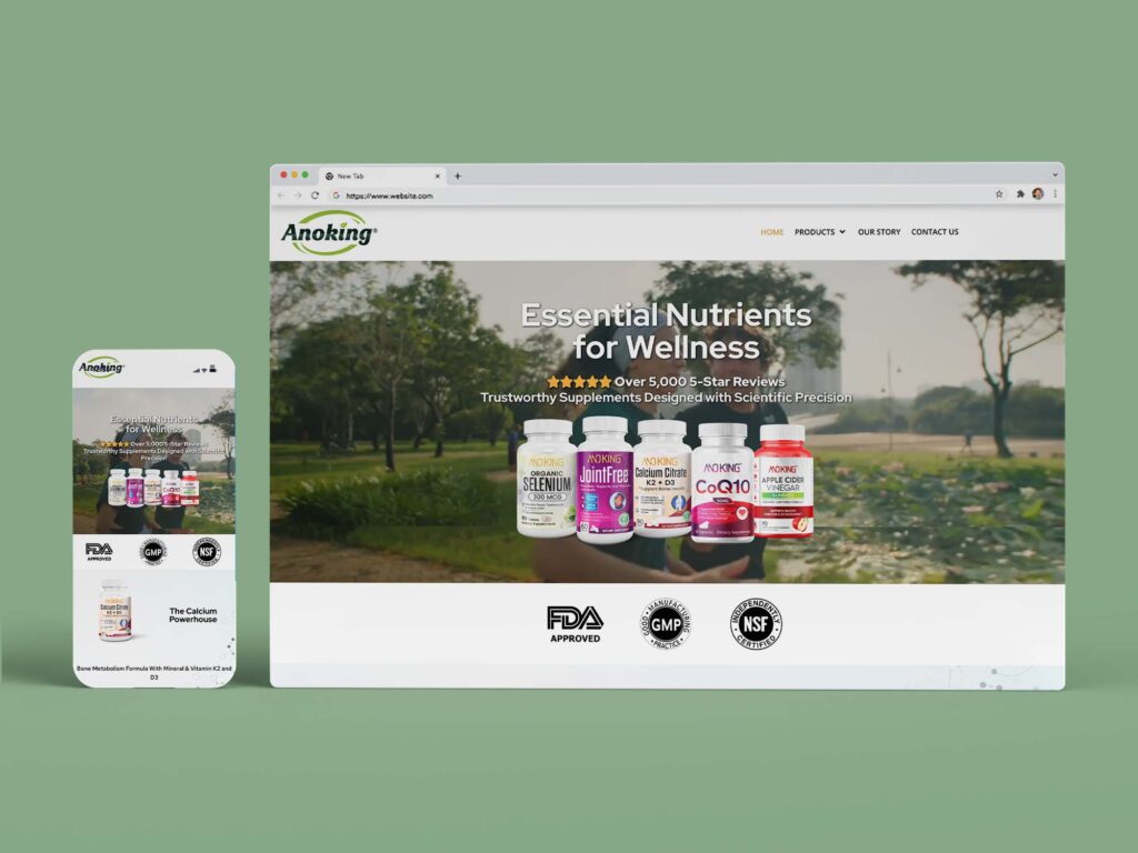 anoking Browser Mockups