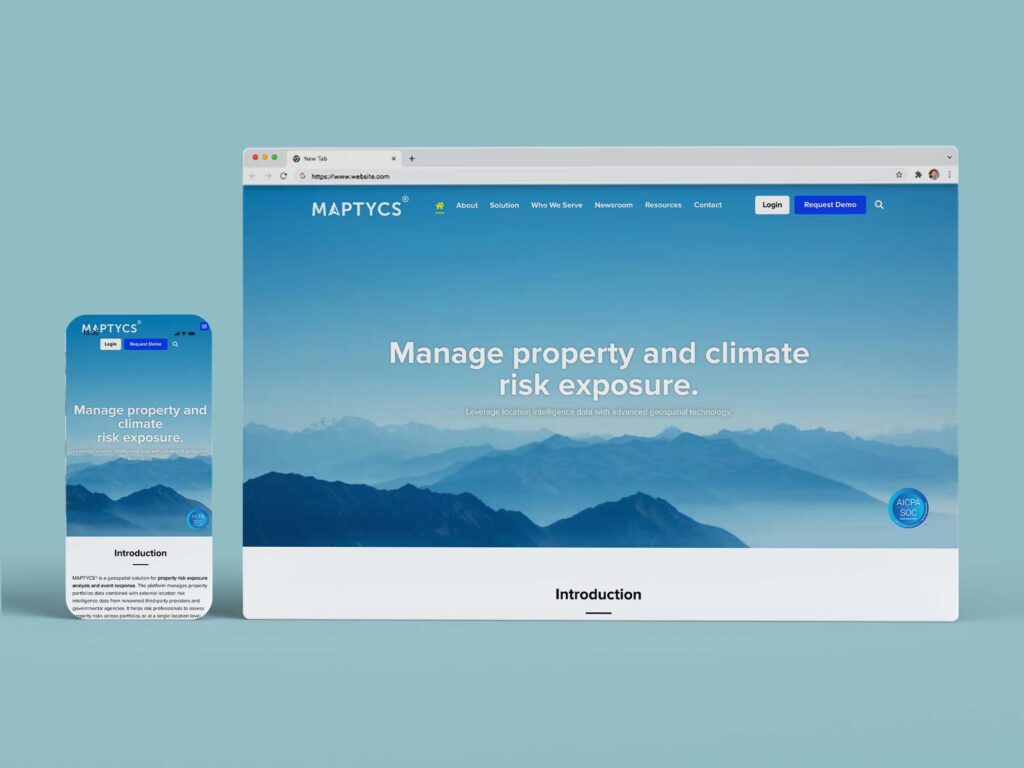 maptycs Browser Mockups